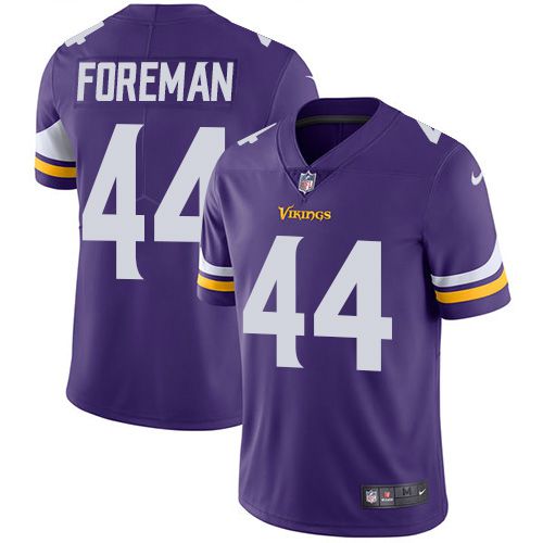 Men Minnesota Vikings #44 Chuck Foreman Nike Purple Limited NFL Jersey